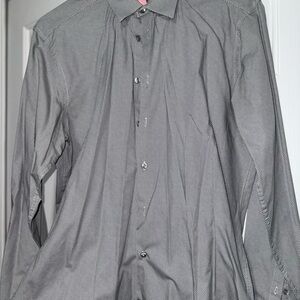 Calvin Klein Black and White Patterned Shirt